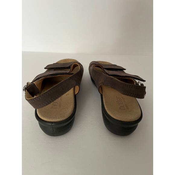 Hotter Comfort Concepts Women's Easy II Sandals Comfort Brown Size 10 (STD) - Picture 6 of 8